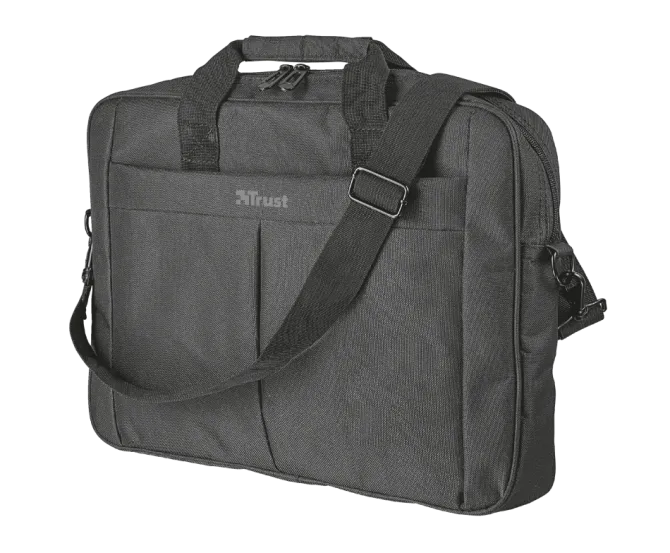 Trust Primo Borsa Trasporto per Laptop da 16 Pollici, Nero