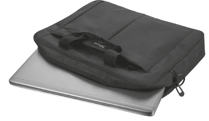 Trust Primo Borsa Trasporto per Laptop da 16 Pollici, Nero