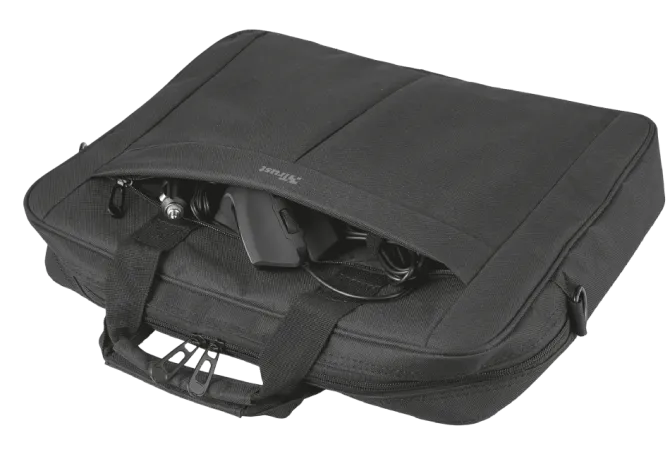 Trust Primo Borsa Trasporto per Laptop da 16 Pollici, Nero