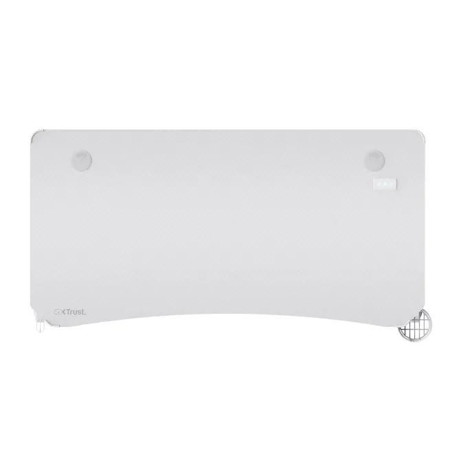 TRUST - Scrivania gaming illuminata a LED GXT709W, Luminus RGB, 120x60x76 cm, legno certificato FSC®