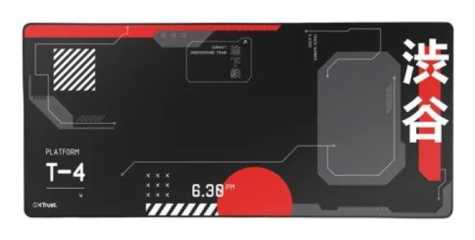 TRUST Tappetino Mouse Gaming XXL con Bordi Cuciti – Massima Stabilità e Comfort