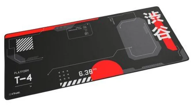 TRUST Tappetino Mouse Gaming XXL con Bordi Cuciti – Massima Stabilità e Comfort