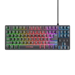 Trust Thado TKL – Tastiera sostenibile compatta LED multicolore