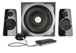 Trust Tytan 2.1 Subwoofer Speaker Set, Set di altoparlanti 2.1, 60W RMS - Nero