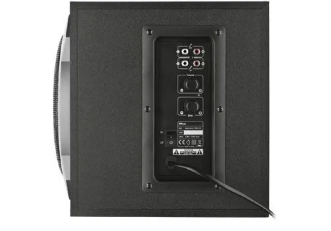 Trust Tytan 2.1 Subwoofer Speaker Set, Set di altoparlanti 2.1, 60W RMS - Nero