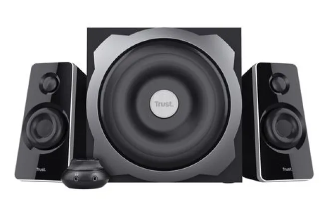 Trust Tytan 2.1 Subwoofer Speaker Set, Set di altoparlanti 2.1, 60W RMS - Nero