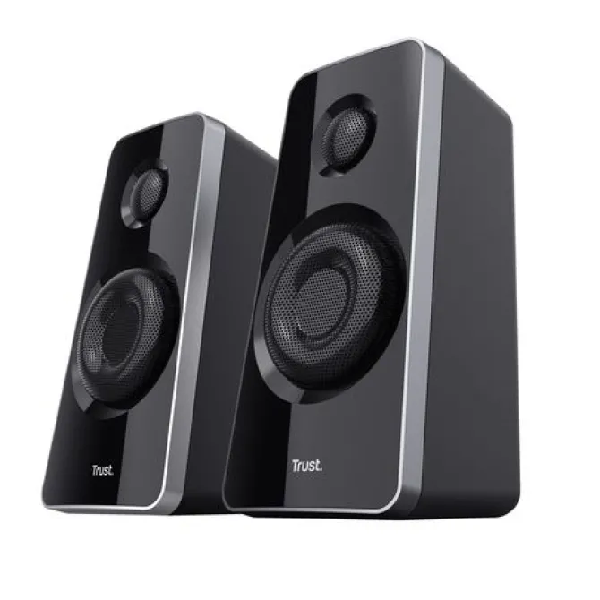 Trust Tytan 2.1 Subwoofer Speaker Set, Set di altoparlanti 2.1, 60W RMS - Nero