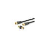 Videosuono 2m IEC/IEC cavo coassiale Nero