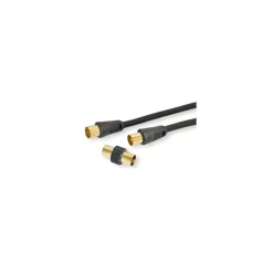 Videosuono 2m IEC/IEC cavo coassiale Nero