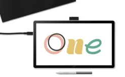 Wacom One 14 Tavoletta grafica con display - 14″ Full HD con penna senza batteria, display antiriflesso & software incluso - Compatibile con Windows, macOS & ChromeOS