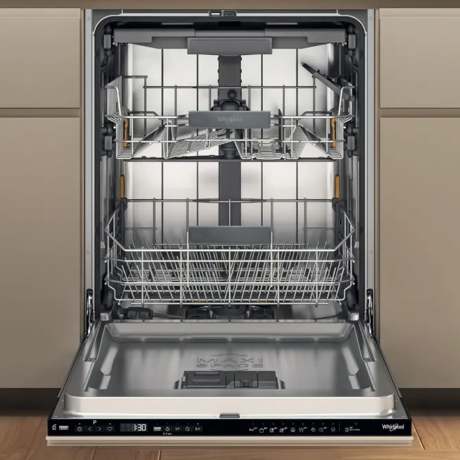 Whirlpool Lavastoviglie Maxispace BI 60 cm, classe A, 15 coperti, terzo cesto flessibile