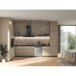 Whirlpool W8F HS61X, Lavastoviglie MaxiSpace 60cm, classe A, 15 coperti, 41dBA, Inox