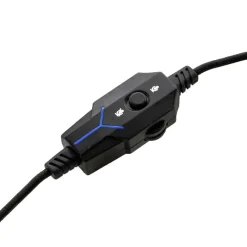 XTREME - BURIAN HEADSET PS5 Cuffia con microfono omnidirezionale, Archetto regolabile, lunghezza cavo 2 metri - Nero/Blu