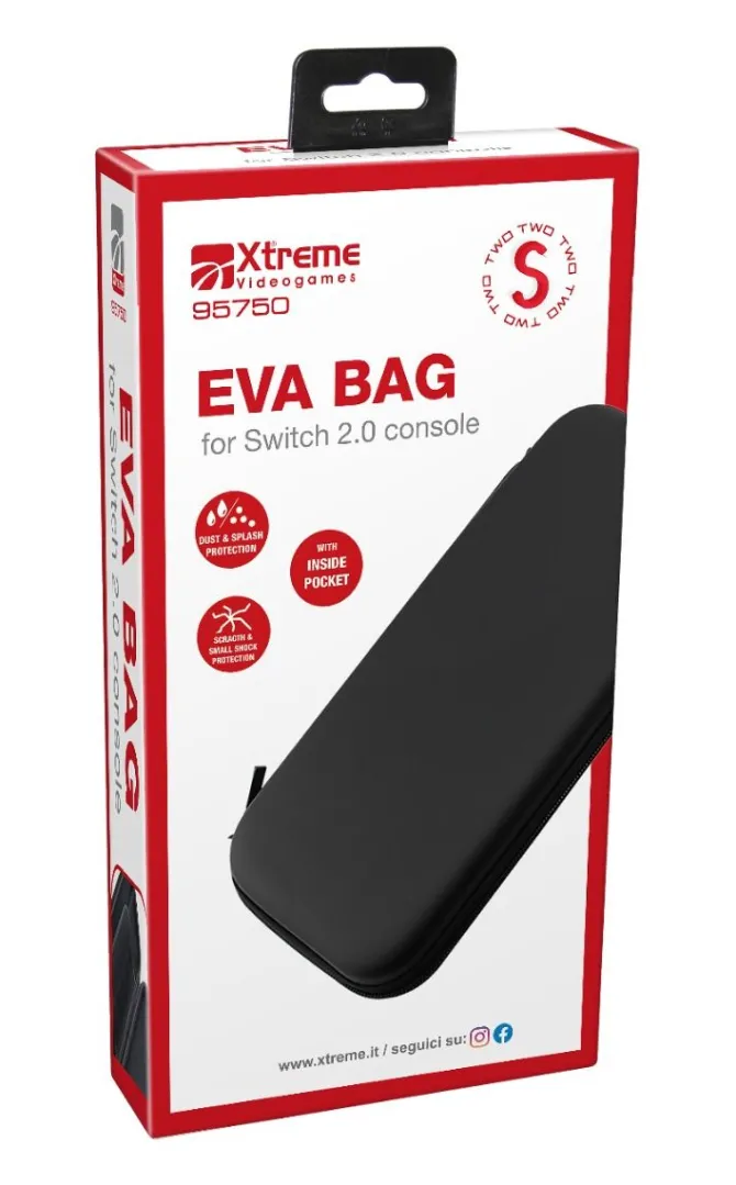 XTREME - 95750 - Custodia per Nintendo Switch 2 - Nero