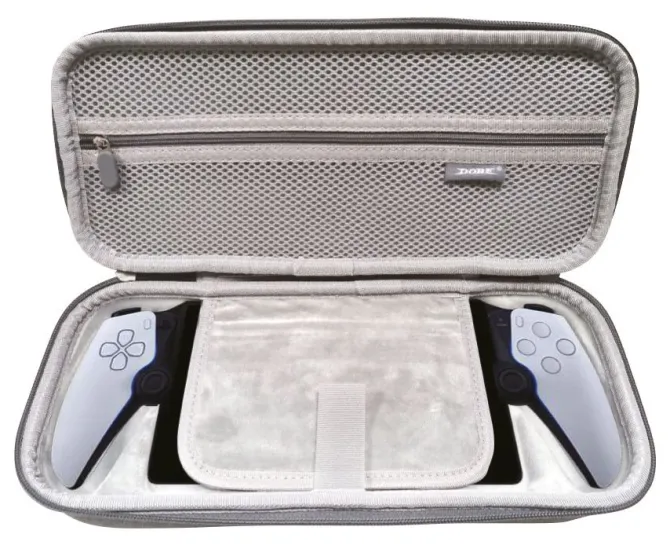 Xtreme - 97006 Custodia rigida per PS Portal, Sony EVA, interno effetto vellutato - Grigio