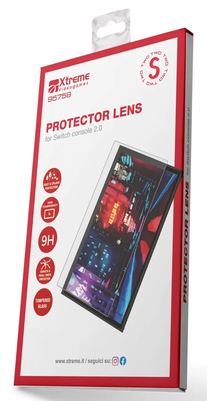XTREME - LENTE DI PROTEZIONE SCHERMO SWITCH 2 (95759)