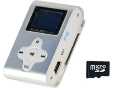 Xtreme 27611S Lettore File Audio con Memory 4 GB, Auricolari e Cavo Mini USB