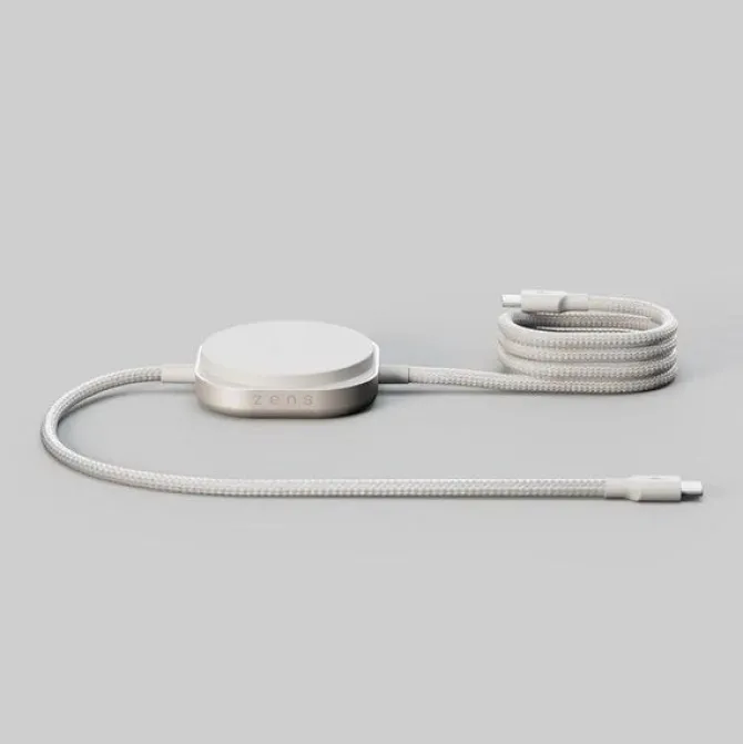 Zens USB C-C Pro 2: cavo ricarica 2 in 1, wireless Qi2 15W, fino a 240W